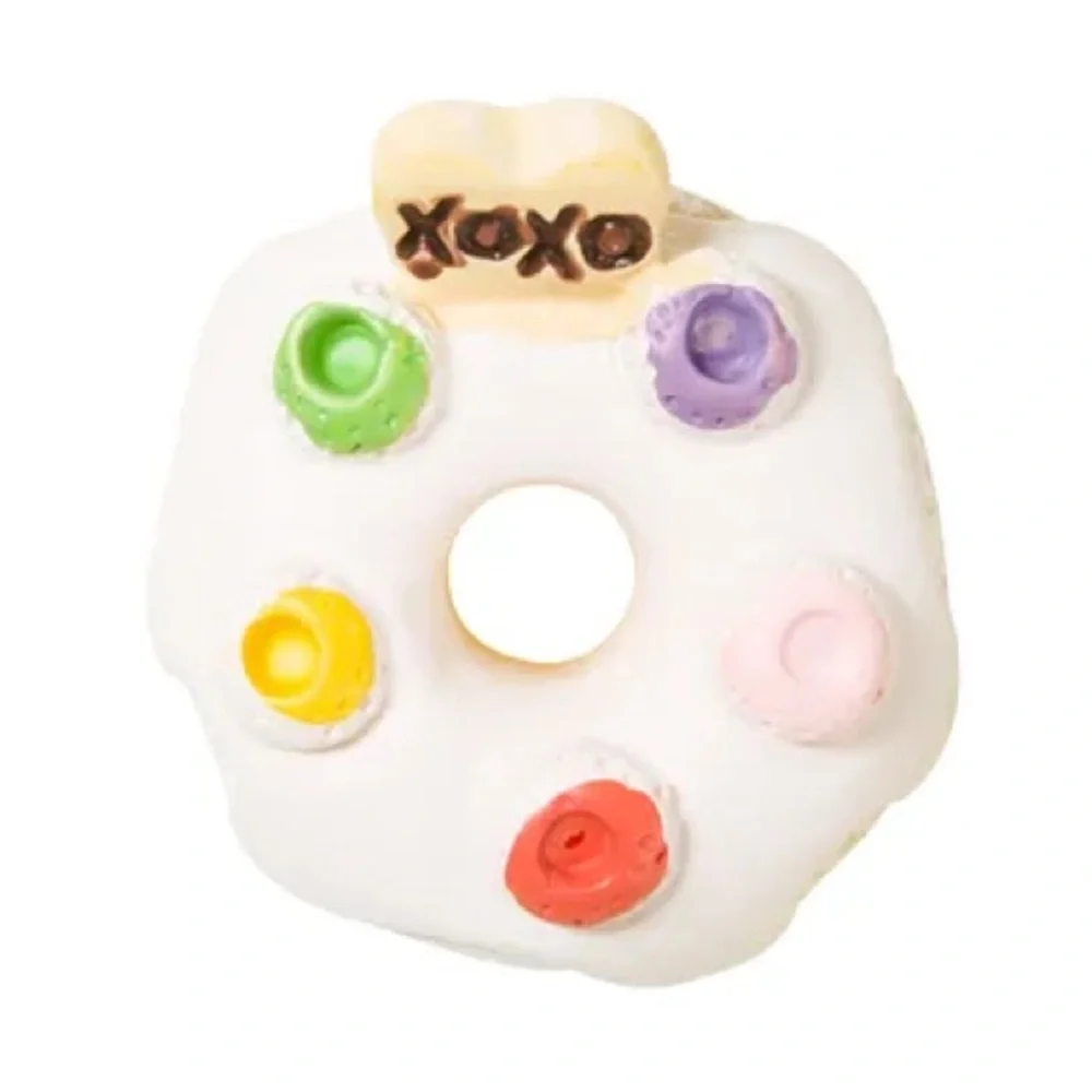 Colorful Donut Crocs or Clogs Valentines Day Shoe Charm XOXO - Picture 1 of 2